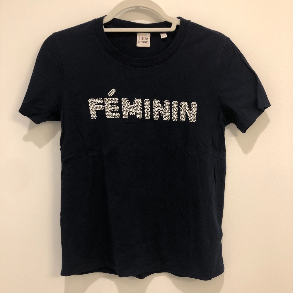 Aritzia Beaded T-Shirt